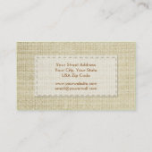 衣類の名刺 名刺 (裏面)