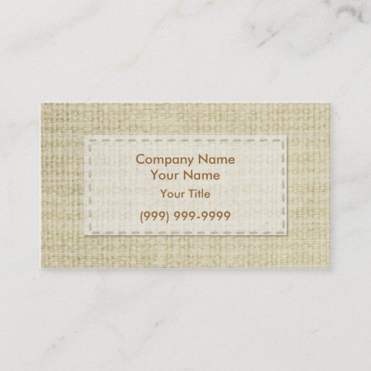 衣類の名刺 名刺 (正面)