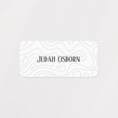 衣類の名前ラベル ラベル (デザイン1)