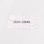 衣類の名前ラベル ラベル (デザイン2)