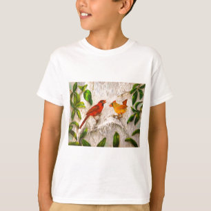 衣類の(鳥)ショウジョウコウカンチョウの鳥をからかいます Tシャツ