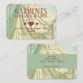 衣類アップサイクリングヴィンテージ – 名刺 (正面/裏面)