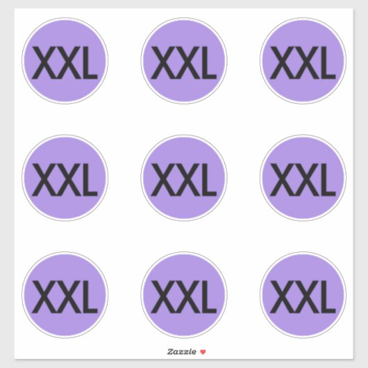 衣類サイズステッカーラベル シール (シート)