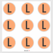 衣類サイズステッカーラベル