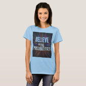 衣類ベビーシューズベビートップズドリームビッ信じク Tシャツ (正面フル)