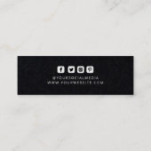 衣類ラベルスモールビジネスクラフト価格ラベル コーリングカード (裏面)