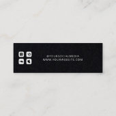 衣類ラベルスモールビジネスクラフト価格ラベル コーリングカード (裏面)