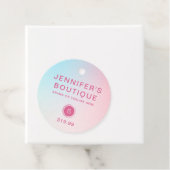 衣類ラベルスモールビジネスパステルピンクブルー フェイバータグ (インサイチュ)