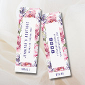 衣類ラベルスモールビジネスピンクフローラ価格ラベル コーリングカード