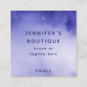 衣類ラベルスモールビジネスラグジュアリー価格ラベル コーリングカード (正面)