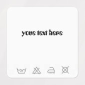 衣類ラベル ラベル (デザイン1)