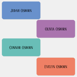 衣類ラベル – 宝石トーン ラベル