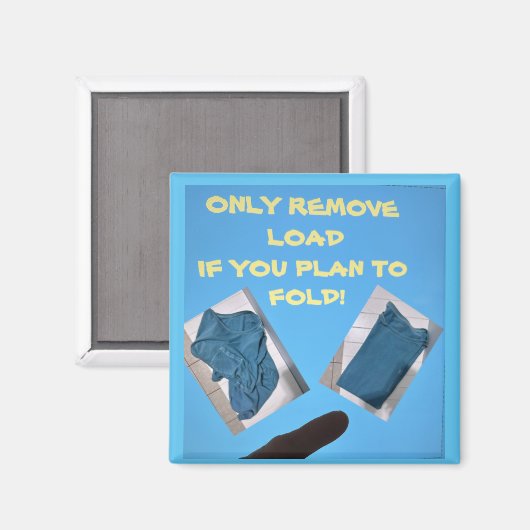 衣類乾燥機と怠惰な配偶者のためのマグネットメッセージ マグネット (正面/裏面)