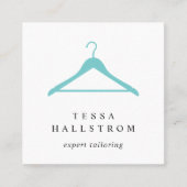 衣類掛け |仕入れ直しSeamstress スクエア名刺 (正面)