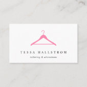 衣類掛け |仕入れ直しSeamstress 名刺 (正面)