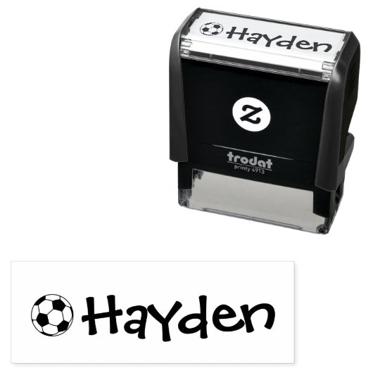衣類用パーソナライズされたサッカー セルフインキングスタンプ (インサイチュ)