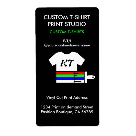 衣類 シャツ ポッド ビニール ラベル (正面)