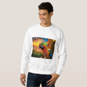 衣類・靴>男性>衣類>フード付・スワ スウェットシャツ (正面フル)