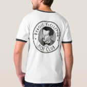 衣類- Benoitの熱いクラブ(B&Wのロゴのfront&back) Tシャツ (裏面フル)