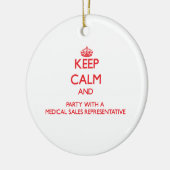 表すためにの平静そしてパーティーを医学の販売保って下さい セラミックオーナメント (左)