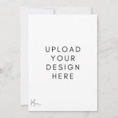 表と裏の招待カード 招待状 (正面)