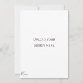 表と裏の招待状カード 招待状 (正面)