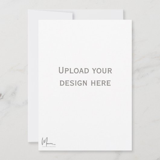 表と裏の招待状カード 招待状 (裏面)