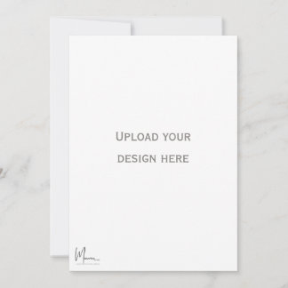 表と裏の招待状カード 招待状