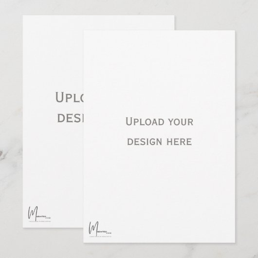 表と裏の招待状 招待状 (正面/裏面)