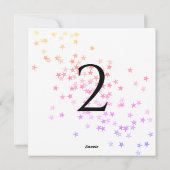 表の数字の星 シーズンカード (裏面)