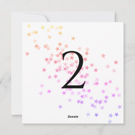 表の数字の星 シーズンカード (裏面)