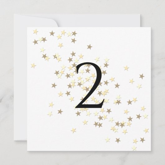 表の数字の星 シーズンカード (正面)