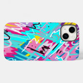 表はっきりした現抽象芸術プリント Case-Mate iPhoneケース (裏面 (横))