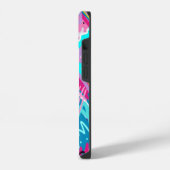 表はっきりした現抽象芸術プリント iPhoneケース (左側面)