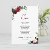 表エレガントカラフル第1座席表 招待状 (スタンド正面)