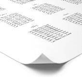 表エレガント図パーティー/結婚s ポスター (角)