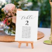 表エレガント番名白黒ミニマル