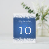 表エレガント番魔法スパークルブルー ポストカード (スタンド正面)