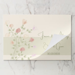 表エレガント配置のデコール紙ランチョンマット ペーパーパッド