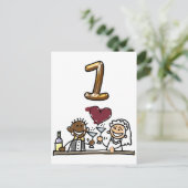 表カスタム番号1はがき ポストカード (スタンド正面)