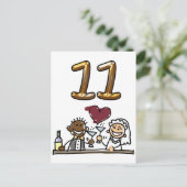 表カスタム番号11はがき ポストカード (スタンド正面)