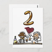 表カスタム番号2はがき ポストカード (正面/裏面)