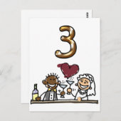 表カスタム番号3はがき ポストカード (正面/裏面)