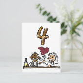 表カスタム番号4はがき ポストカード (スタンド正面)