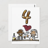 表カスタム番号4はがき ポストカード (正面/裏面)