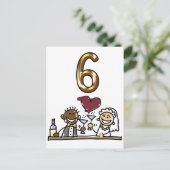 表カスタム番号6はがき ポストカード (スタンド正面)