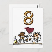 表カスタム番号8はがき ポストカード (正面/裏面)