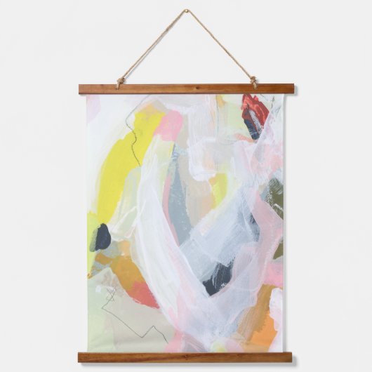 表カラフル現抽象芸術絵画術 吊り下げ型タペストリー (正面)