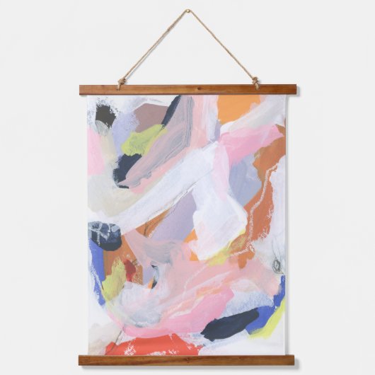 表カラフル現抽象芸術絵画術 吊り下げ型タペストリー (正面2)