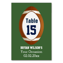 表パーソナライズされた番号スポーツパーティーサッカー テーブルナンバー